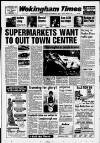 Wokingham Times Thursday 16 January 1992 Page 1