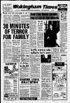 Wokingham Times Thursday 20 February 1992 Page 1