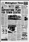 Wokingham Times Thursday 02 April 1992 Page 1