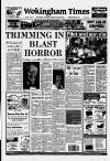 Wokingham Times Thursday 20 August 1992 Page 1