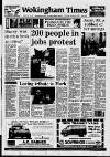 Wokingham Times Thursday 28 January 1993 Page 1