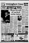 Wokingham Times Thursday 25 March 1993 Page 1