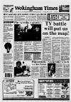Wokingham Times Thursday 27 May 1993 Page 1