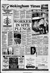 Wokingham Times Thursday 04 November 1993 Page 1