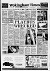 Wokingham Times Thursday 05 May 1994 Page 1