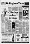 Wokingham Times Thursday 18 August 1994 Page 1
