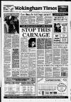 Wokingham Times Thursday 22 September 1994 Page 1
