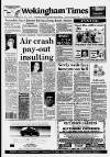 Wokingham Times Thursday 06 October 1994 Page 1