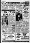Wokingham Times Thursday 05 January 1995 Page 1
