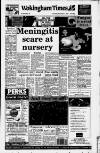Wokingham Times Thursday 02 November 1995 Page 1