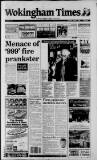 Wokingham Times Thursday 07 January 1999 Page 1