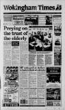 Wokingham Times Thursday 21 January 1999 Page 1