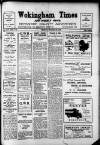 Wokingham Times Friday 20 March 1931 Page 1