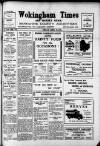 Wokingham Times Friday 10 April 1931 Page 1