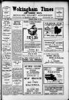 Wokingham Times Friday 24 April 1931 Page 1