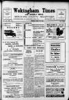 Wokingham Times Friday 15 May 1931 Page 1