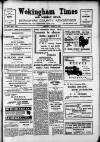 Wokingham Times Friday 05 June 1931 Page 1