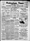 Wokingham Times Friday 11 December 1931 Page 1
