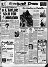 Bracknell Times Thursday 12 January 1978 Page 1