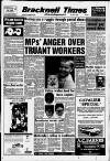 Bracknell Times Thursday 15 September 1988 Page 1