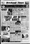 Bracknell Times Thursday 22 December 1988 Page 1