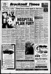 Bracknell Times Thursday 13 July 1989 Page 1