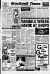 Bracknell Times Thursday 14 September 1989 Page 1
