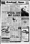 Bracknell Times Thursday 21 September 1989 Page 1