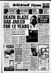 Bracknell Times Thursday 19 March 1992 Page 1
