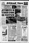 Bracknell Times Thursday 26 March 1992 Page 1