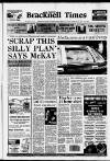 Bracknell Times Thursday 10 September 1992 Page 1