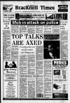 Bracknell Times Thursday 01 October 1992 Page 1
