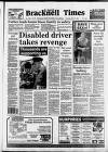 Bracknell Times Thursday 27 May 1993 Page 1