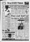 Bracknell Times Thursday 30 December 1993 Page 1