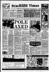 Bracknell Times Thursday 13 January 1994 Page 1
