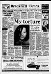 Bracknell Times Thursday 27 January 1994 Page 1