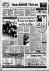 Bracknell Times Thursday 22 September 1994 Page 1