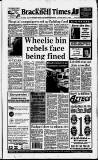 Bracknell Times Thursday 02 March 1995 Page 1