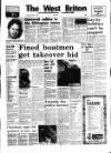 West Briton and Cornwall Advertiser Thursday 01 November 1984 Page 1