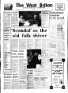 West Briton and Cornwall Advertiser Thursday 06 December 1984 Page 1
