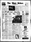 West Briton and Cornwall Advertiser Thursday 08 May 1986 Page 1