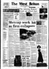 West Briton and Cornwall Advertiser Thursday 13 November 1986 Page 1