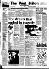 West Briton and Cornwall Advertiser Thursday 30 July 1987 Page 1