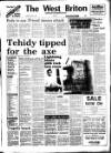 West Briton and Cornwall Advertiser Thursday 07 January 1988 Page 1