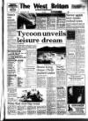 West Briton and Cornwall Advertiser Thursday 11 August 1988 Page 1