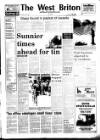 West Briton and Cornwall Advertiser Thursday 01 June 1989 Page 1
