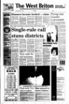 West Briton and Cornwall Advertiser Thursday 13 January 1994 Page 1