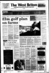 West Briton and Cornwall Advertiser Thursday 13 October 1994 Page 1