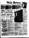 West Briton and Cornwall Advertiser Thursday 07 December 1995 Page 1