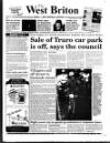 West Briton and Cornwall Advertiser Thursday 03 October 1996 Page 1